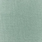 Close-up of light sage green textured woven fabric.